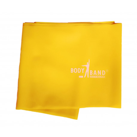 Posilovací guma Body-Band 2,5 m žlutá