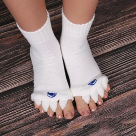 Adjustační ponožky White L (vel. 43+)